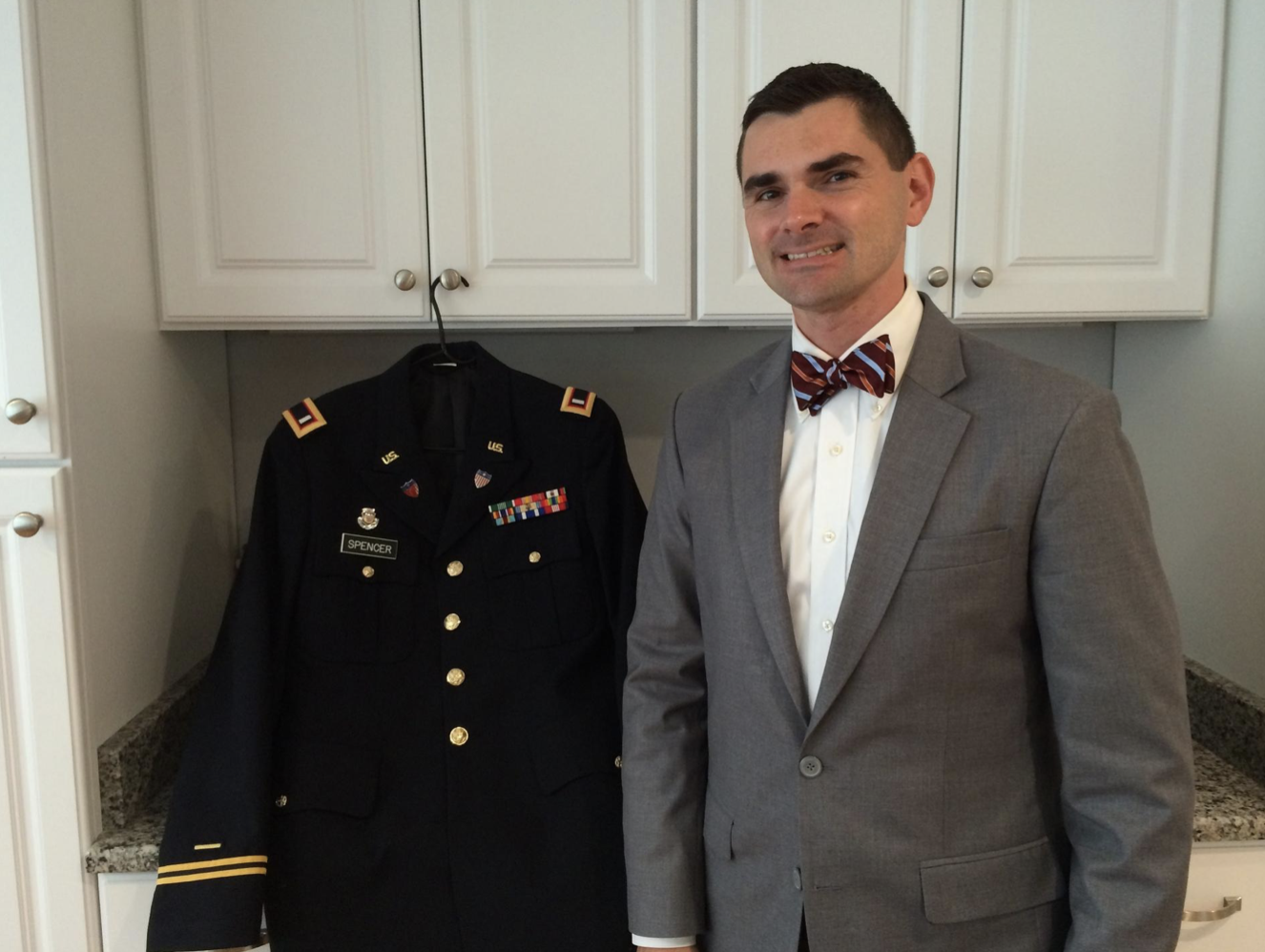 Lt. Scott Spencer, Husband to Heartillery founder, Returns to Norwood