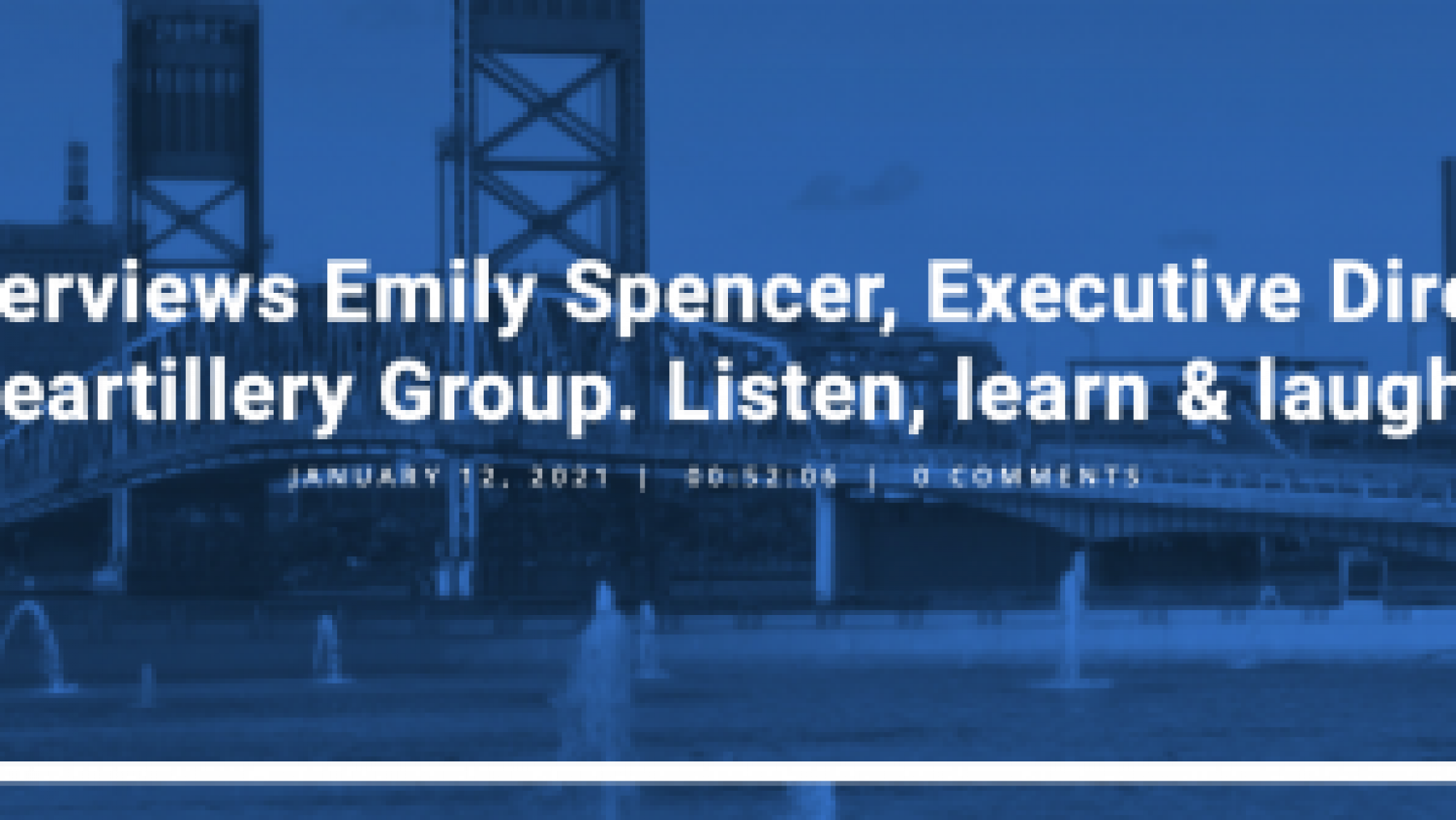 Pete The Job Guy interviews Emily Spencer, Executive Director of Heartillery Group. Listen, learn & laugh!